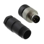 1200910010 соединитель круглый, Receptacle, Male Pins, 4 позиции, 4А, 60ВAC