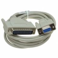 ACC-500-163-R кабель, DB25M, DB9F, 6 футов