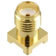 CONSMA001-SMD-G-T ВЧ соединитель, SMA, гнездо, 50Ом, 18ГГц