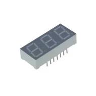 LTC-4724JR дисплей 7-сегментный, 3 знака, 0.39" (10.00мм), красный, 2В, 70мВт