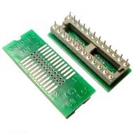 PA-SOD3SM18-24 адаптер разъема, SMD-DIP, SOIC, 24 позиции, 1.27мм шаг