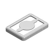 MS190-10F ВЧ экран, Frame, 2-PIECE EMI/RFI SHIELD FRAME, TIN-PLATED STEEL