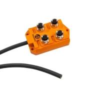 917-5M NC032 интерфейс для датчиков, монтажный короб, M12, 4 порта, 10-30В DC, 4А