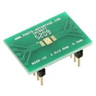 IPC0077 макетная плата, SMD to DIP, MSOP, 10 позиций, шаг 0.50мм