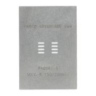 PA0001-S трафарет, SOIC, 8 позиций, 1.27мм шаг