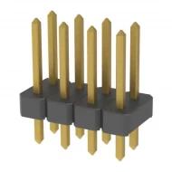 M22-2580405 разъем прямоугольный, гнездо на плату, Male Pin, 8 позиций, 2 ряда, 1А на контакт
