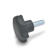 6336.4-ST-50-3/8X16-25 ручка поворотная, Clamping, Fluted, 3/8"-16, 50.04мм