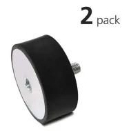 VMTSC75-25-M12-55-Z/2PK амортизатор, цилиндрический, 75мм, 25мм, резина, 55 Shore A