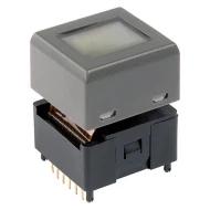 IS15SBFP4RGB переключатель с программируемым дисплеем, SPST-NO, 0.1А, 12В, RGB LED