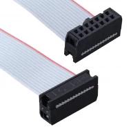 ISDCB812 ленточный кабель, Socket to Socket, 14 позиций, 2 ряда, 0.100" (2.54мм)