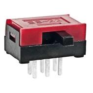 SS22SBH2 переключатель ползунковый, DPDT, 100мА, 30В