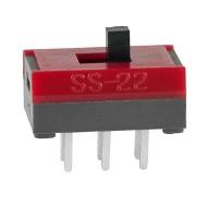 SS22SDP2 переключатель ползунковый, DPDT, 100мА, 30В