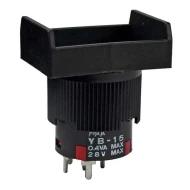 YB15RKG03 переключатель кнопочный, SPDT, 0.4ВА, 28В