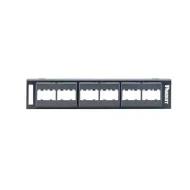 CPP12WBL коммутационная панель, Modular Panel, 12 позиций, 1 ряд