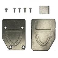 955-009-030R121 кожух разъема D-Sub, 9 позиций, круглый кабель, экранированный