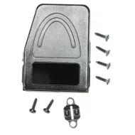 955-009-020R121 кожух разъема D-Sub, 9 позиций, круглый кабель, экранированный