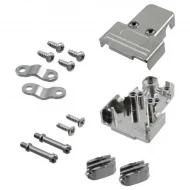 975T009-020R121 кожух разъема D-Sub, 9 позиций, круглый кабель, экранированный