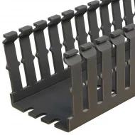F2X2LG6 кабель канал, Slotted (Raceway), Poly-Vinyl Chloride (PVC), 1.83м, серый