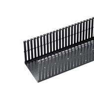 F2X2BL6 канал кабельный, Slotted (Raceway), Poly-Vinyl Chloride (PVC), Black