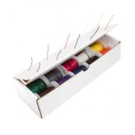 14UL1007STRKIT10COLOR набор проводов, Hook Up Wire, 14 AWG, 300В, 10 катушек