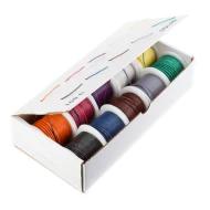 24UL1015STRKIT10COLOR100 набор проводов, Hook Up Wire, 24 AWG, 600В