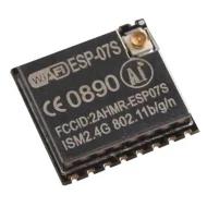 ESP-07S модуль приемопередатчика ВЧ, WiFi, 2.4ГГц ~ 2.5ГГц, 54Мбит/с, 20дБм