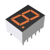 LAP-401DD дисплей 7-сегментный, 0.4", оранжевый, 1.9В, 448мВт