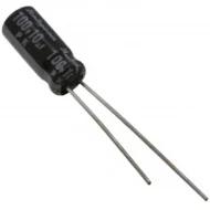 100PK10MEFC5X11 конденсатор электролитический алюминиевый, 10 мкФ, ±20%, 100В, Radial