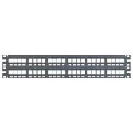 NKPP48FMY коммутационная панель, Modular Panel, 48 позиций, 2 ряда