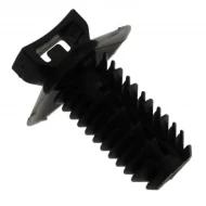 PUM-925-M30 держатель кабельной стяжки, Single Opening, Push In - Ribbed Shaft, Nylon 6.6, Black