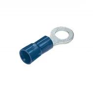 PV14-14RB-3K клемма кольцевая, 14-16 AWG, 1/4 Stud, изолированная, синий