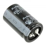 450MXH270MEFCSN25X40 конденсатор электролитический алюминиевый, 270мкФ, 450В, 1.56А @ 120Гц, 2.184А @ 10кГц