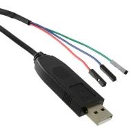 USB-SERIAL-F кабель со встроенным функциональным блоком, USB to TTL Serial 3.3V, USB-A, Single Pole, 3 Female Sockets