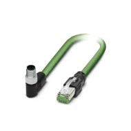 1080545 кабель сетевой, PROFINET CAT5, EtherCAT CAT5, 4-позиционный, 48В AC, 60В DC