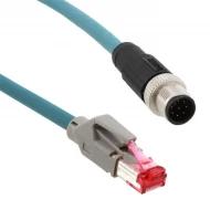1406117 кабель сетевой, Ethernet CAT5, 8-позиционный, 48В AC, 1А