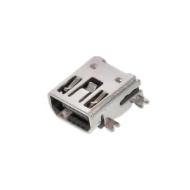 MUSB-05-F-AB-SM-A-TR разъем USB, mini AB, USB 2.0, 5 контактов, 30В
