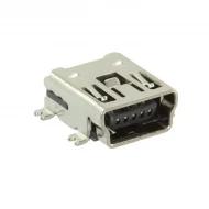 MUSB-05-F-B-SM-A разъем, USB - mini B, 5 контактов, USB 2.0, 30В
