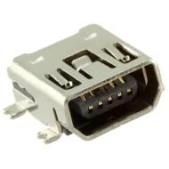 MUSB-05-F-AB-SM-A разъем, USB - mini AB, 5 контактов, USB 2.0, 30В