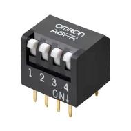 A6FR-4101 переключатель DIP, SPST, 4 позиции, 25мА, 24ВDC