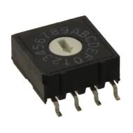 A6RS-162RF DIP-переключатель, поворотный, 16 позиций, 25мА, 24В