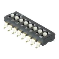 A6S-8104-H DIP-переключатель, SPST, 8 позиций, 25мА, 24В