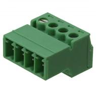 1857906 клеммная колодка, Plug, 4 позиции, 3.81мм, 8А