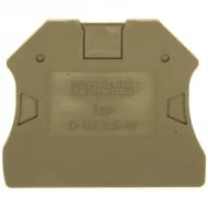 3047028 заглушка торцевая, End Plate, Rail Type, серый