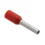 3200030 наконечник кабельный, DIN, 18 AWG, 1.00мм², 14.00мм, красный