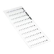 1SNK140011R0000 аксессуары для клеммных блоков, маркерная карта, 1-10, белый, горизонтальный