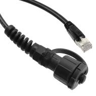 67PAB-010-K патч-корд, Cat5e, IP67, экранированный, 1.00м