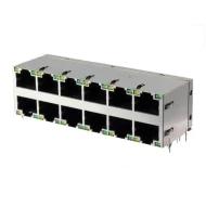 SS-74500-028 модульный разъем, Jack, 8p8c (RJ45), 12 портов, 1.5А, 150В AC
