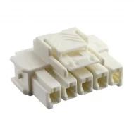 1-1971773-7 корпус прямоугольного разъема, Plug, Wire-to-Wire, 5 позиций, 600В