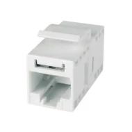 J00029A0064 разъем Keystone, Modular Jack 8p8c (RJ45, Ethernet), Cat6, 1А, 1000В DC