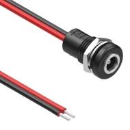 10-03610 кабельная сборка, Jack to Wire Leads, 1.00', 48В, 6А